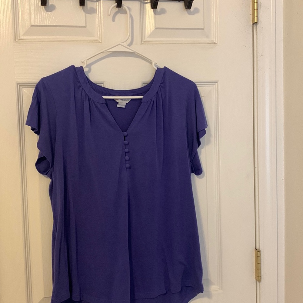 Liz Claiborne Purple Blouse